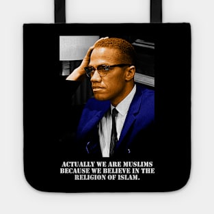 Malcolm X Quotes Tote