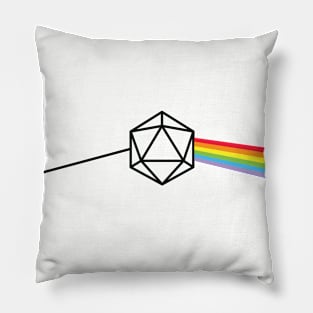 Dark Side of the Moon D20 Pillow