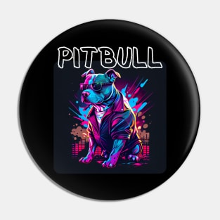 Graffiti Style - Cool Pitbull 5 Pin