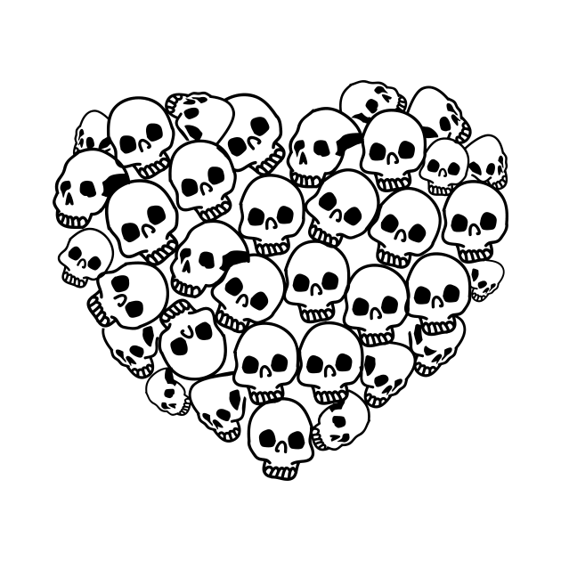 Skull Heart by theramashley