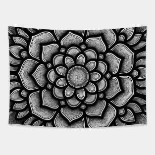 Floral Mandala Tapestry