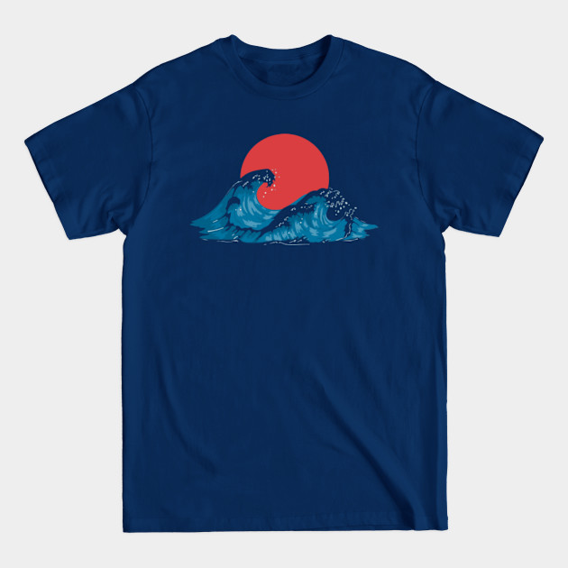 Japanese wave japanese big waves - Japanese - T-Shirt