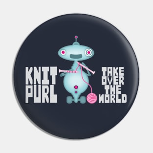 Knitting robot knitting needles knit purl take over the world Pin