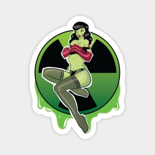 Zombie Girl Magnet