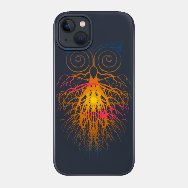 The Night is over, The Sun is Rise, Owl is sleepy - Sunset - Phone Case