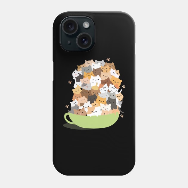 Sweet little Cub Kittens Phone Case by Ketchup