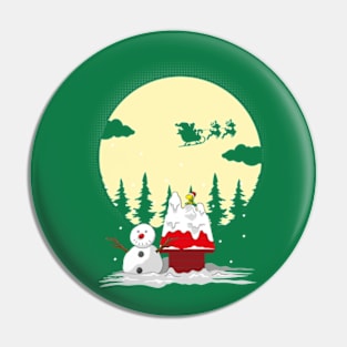 Snowy Christmas Pin