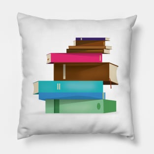 Pile of books Pillow