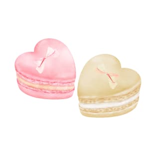 Two Heart Macarons T-Shirt