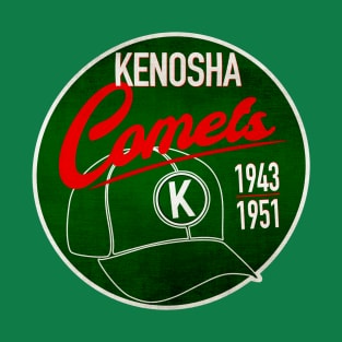 Kenosha Comets • AAGPBL Hat • Kenosha, Wisconsin T-Shirt