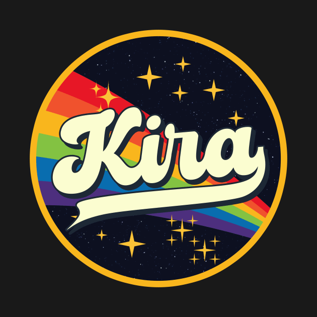 Kira // Rainbow In Space Vintage Style by LMW Art