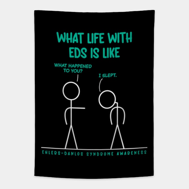 What Life With EDS Is Like – I Slept Tapestry by Jesabee Designs