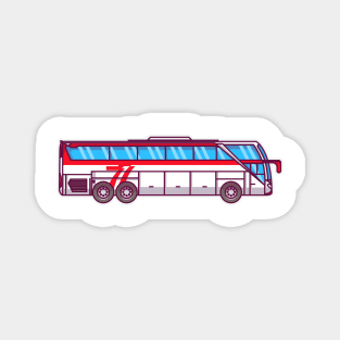 YELLOW TOURISM BUS Magnet