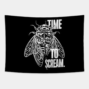 cicada time to scream Tapestry