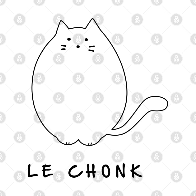 Le Chonk. Chunky Cat by TeacupNeko