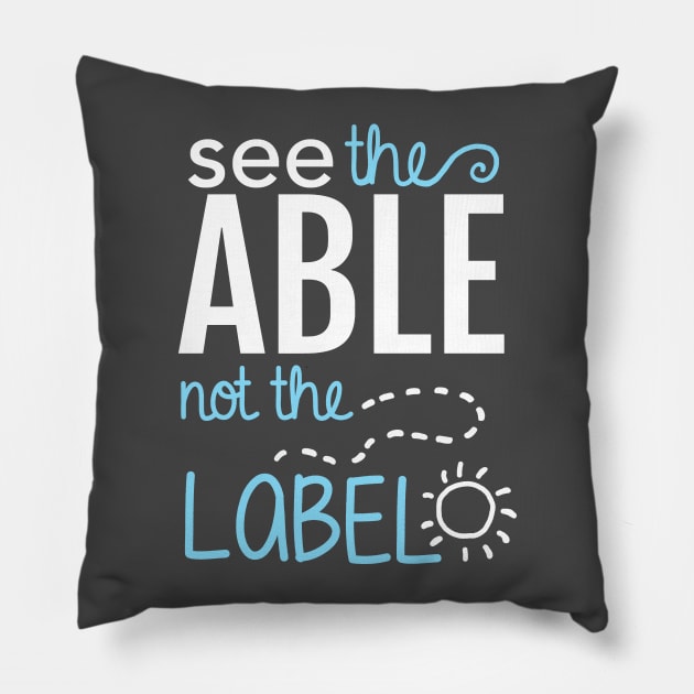See the Able Not the Label: Autism Awareness Pillow by Boots