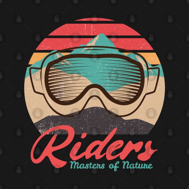 Riders, Masters of Nature, Winter Sports, Ski Goggles by Style Conscious