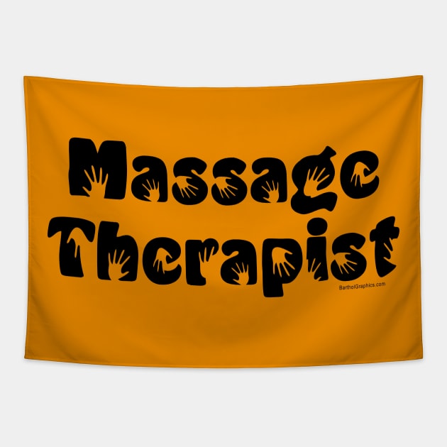 Massage Therapist Tapestry by Barthol Graphics