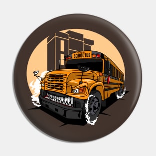 MONSTER SCHOOL BUS Pin