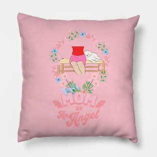 Mom of an Angel Pillow