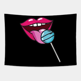 Lollipop Lips Tapestry