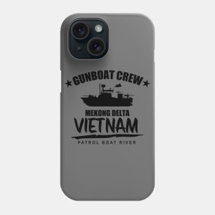 Gunboat Crew Mekong Delta Vietnam (subdued) Phone Case