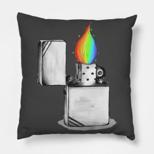 Rainbow Lighter Pillow