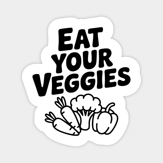 Eat Your Veggies Magnet by Frank Ring