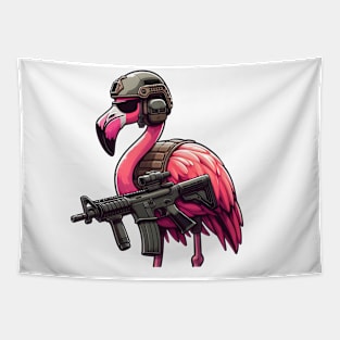 Tactical Flamingo Tapestry