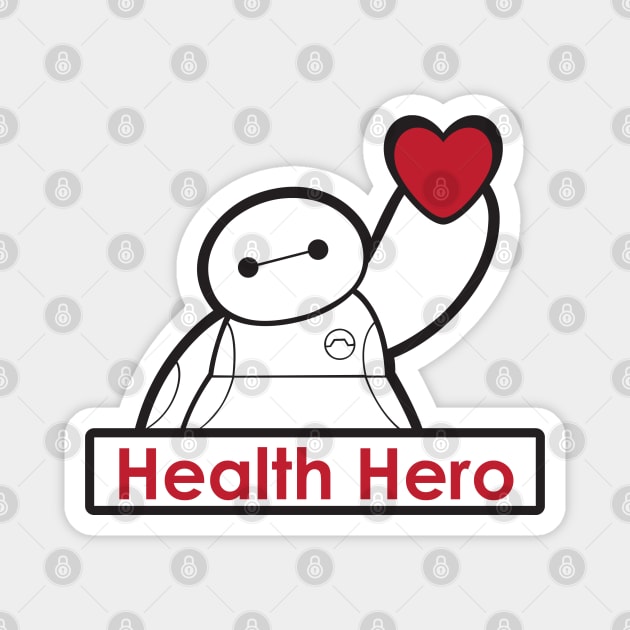 Love Our Health Heroes Magnet by tinkermamadesigns