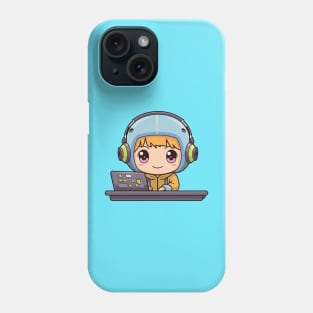 Kawaii DJ Boy Phone Case