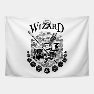 RPG Class Series: Wizard - Black Version Tapestry