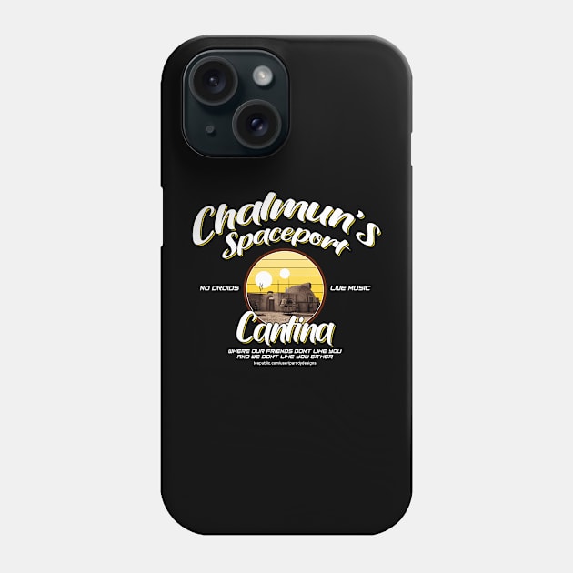 Chulmun's Spaceport Cantina Phone Case by Parody Designs