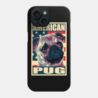 American Pug Poster Phone Case