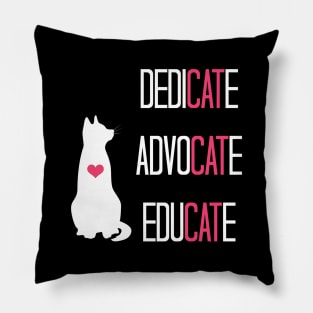 Cat Rescue, Cat Advocates, TNR Cats, Cat Lovers Pillow