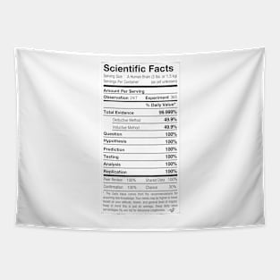 Scientific Facts are Nutritious by Tai's Tees Tapestry