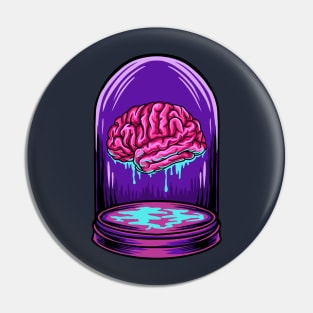 brain illustration Pin