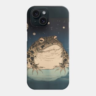 Japanese Frog: Asian American and Pacific Islander Heritage Month, United States on a Dark Background Phone Case