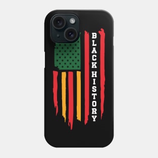 US Flag Black History African American History Phone Case