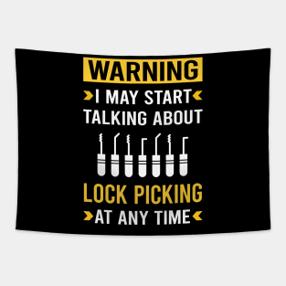 Warning Lock Picking Pick Picker Lockpicking Lockpick Lockpicker Locksmith Locksmithing Tapestry