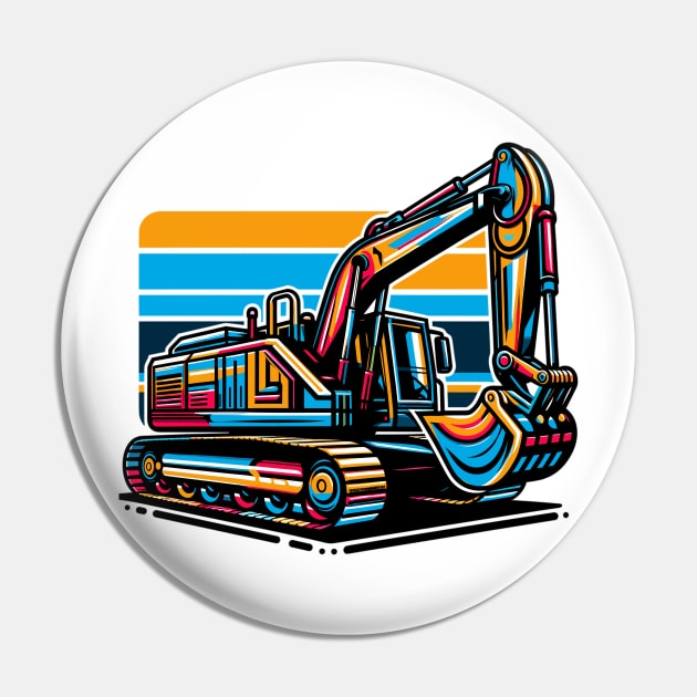 Excavator Pin by Vehicles-Art