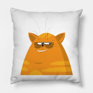 Cat Sleepless Funny Pillow