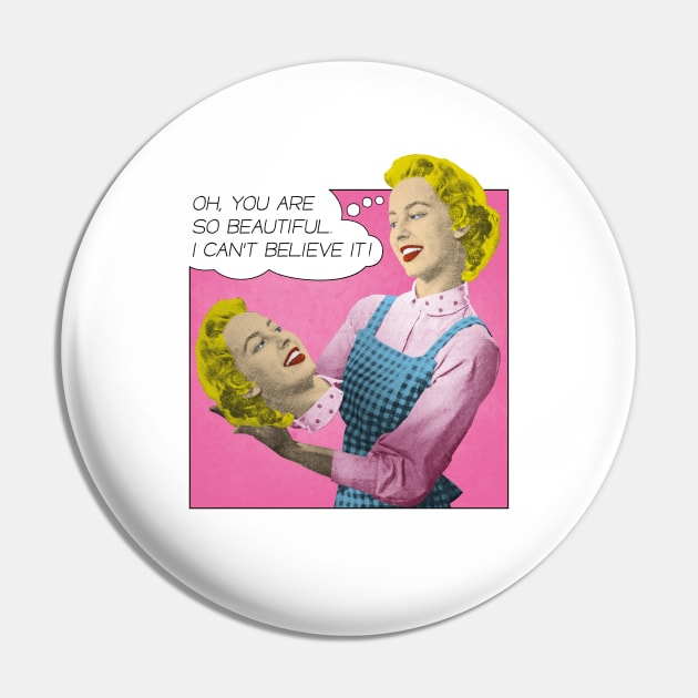 Pop Art Beauty Pin by MoSt90