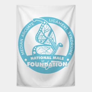 National MALS Foundation Butterfly Logo Tapestry