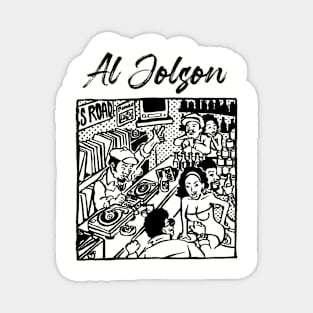 al jonson ll vinyl store Magnet