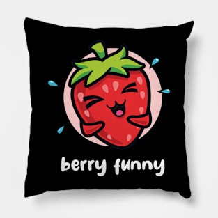 Berry funny (on dark colors) Pillow