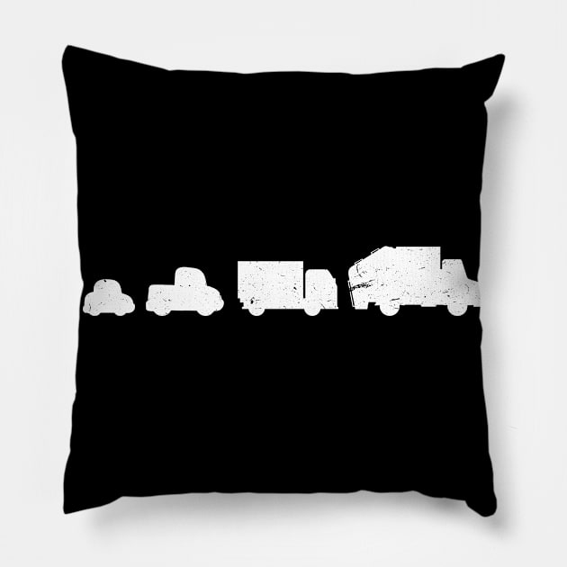 Evolution of a Garbage Truck Pillow by Peco-Designs