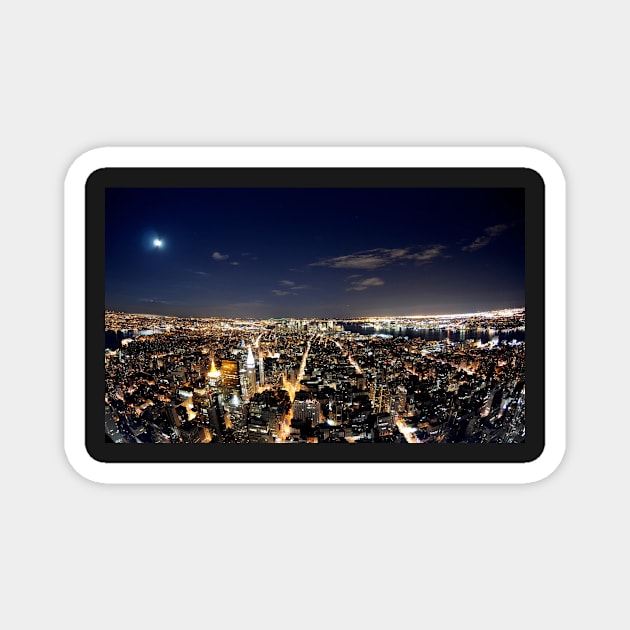 NYC from Empire State Building Magnet by shaymurphy