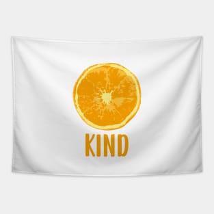 Orange Be Kind Tapestry