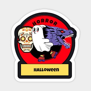 Horror Holloween Magnet